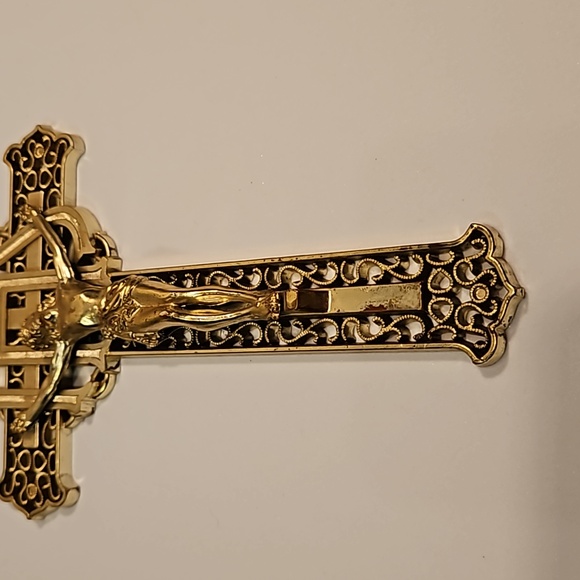 Vintage IHS Holy Cross Spiritual Crucifix - Picture 4 of 14